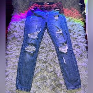 Fashion Nova Low Rise Ripped Skinny jeans